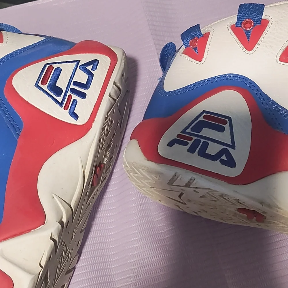 Fila Kids Red, White, and Blue Sneakers